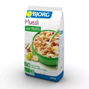 Muesli aux fruits BIO 750g - BJORG