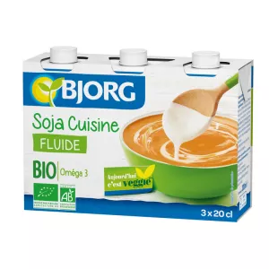 Soja Cuisine fluide 3x20cl Bio - BJORG