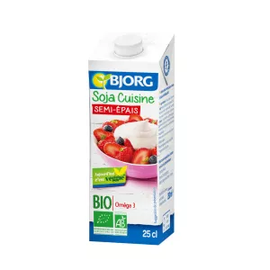 Soja Cuisine Semi-Épais Bio 25cl - BJORG