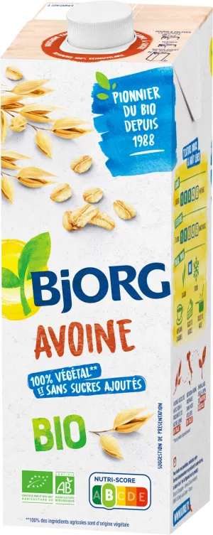 Lait avoine calcium BIO 1L - BJORG