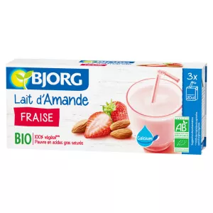 Lt Amande Fraise Bio 3x20cl