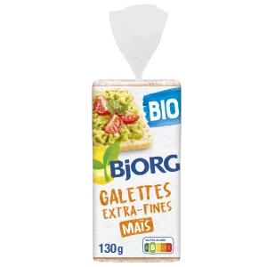 Galettes Mais Extra Fins Bio 130g - BJORG