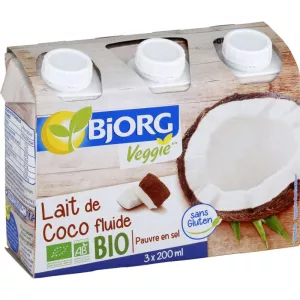 Bjorg Lt Coco Cuisine 3x200ml
