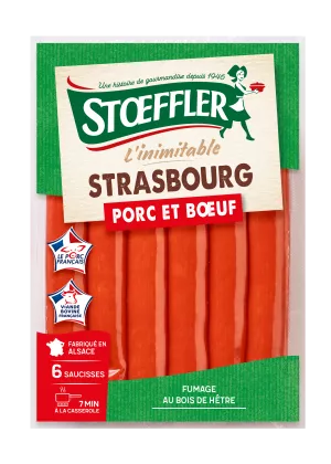Saucisses La Strasburg, 240G - STOEFFLER