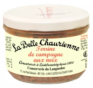Terrine Campagne Noix  180g - LA BELLE CHAURIENNE