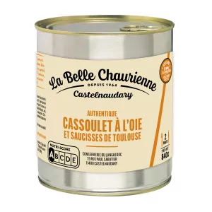 Cassoulet au confit d'Oie 840g - LA BELLE CHAURIENNE