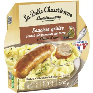 Saucisse Et Ecrasé De Pommes De Terre  300g - LA BELLE CHAURIENNE
