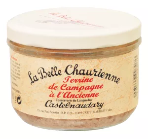 Terrine De Campagne à L'ancienne . 180g - LA BELLE CHAURIENNE