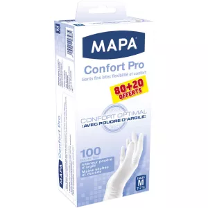 100gants Fin M Bte Dist
