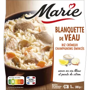 Plat Cuisiné Blanquette De Veau 300g - Marie