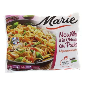 Nouilles à la chinoise au poulet & légumes croquants 900g - MARIE