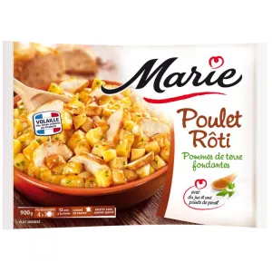 Plat cuisiné poulet rôti pommes de terre 900 g - MARIE
