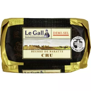 Mantequilla Cruda Batida Semisalada 250g - Le Gall