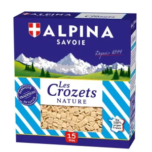 Pâtes les Crozets Nature,  400g - ALPINA SAVOIE