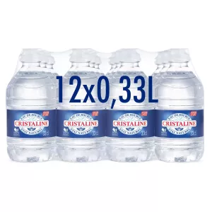 Eau de source bouchon sport 12x33cl - CRISTALINE