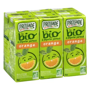 Брикеты нектар апельсиновый BIO 6x20cl - ПРЕССАД