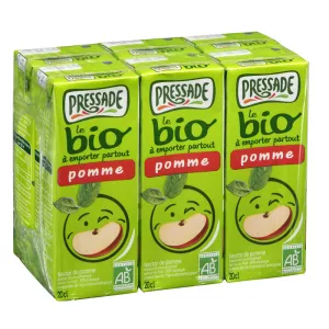 Zumo de manzana ECOLÓGICO 6x20cl - PRESSADE