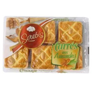 Carrés aux amandes 280g - SEREBIS