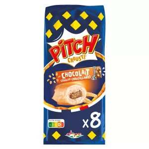 Brioche Pitch Chocolait Céréales Croustillantes X8 300g - BRIOCHE PASQUIER