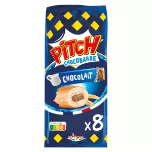 Brioche Pitch Chocobarre au Chocolat au Lait X8 300g - BRIOCHE PASQUIER