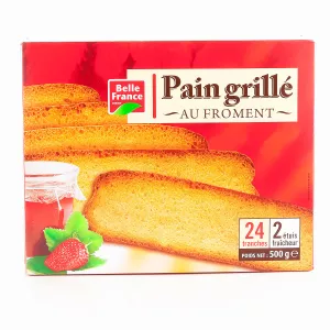 Pain Grillé Au Froment 500g - BELLE FRANCE