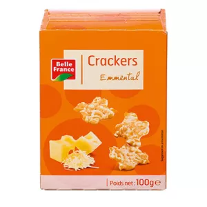 Crackers Emmental 100g - BELLE FRANCE