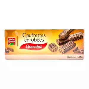 Gaufrettes Enrobees Chocolat Etui Bf 150g - BELLE FRANCE