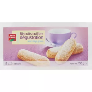 Biscuits Cuilléres Dégustation Aux œufs Frais 150g - BELLE FRANCE