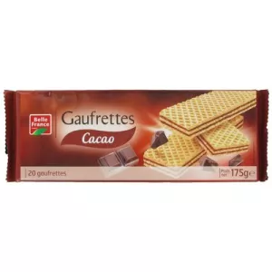 Gaufrette Au Cacao X 20 Bf Film 175 G - BELLE FRANCE