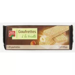 Gaufrette A La Noisette X 20 Bf Film 175 G - BELLE FRANCE