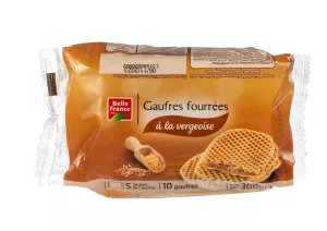 Gaufre Fourree A La Vergeoise X 10 Bf Film 300 G - BELLE FRANCE
