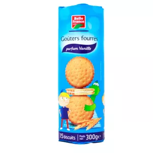 Goûters Fourrés Parfum Vanille 300g - BELLE FRANCE