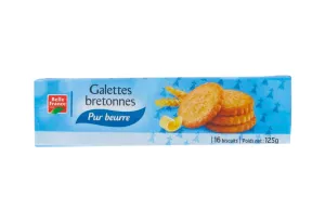 Galette Bretonne Pur Beurre X 16 Bf Film 125 G - BELLE FRANCE