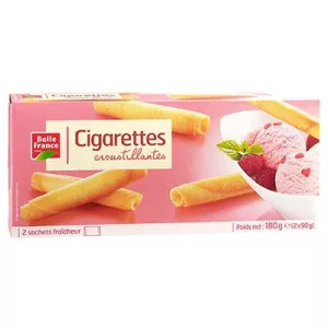 Cigarrillos Crujientes 180g - BELLE FRANCE