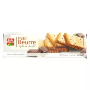 Petit Beurre Pépites De Chocolat X 24 200g - BELLE FRANCE