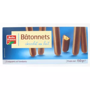 Batonnet Croustillant Chocolat Lait Bf Etui 150 G - BELLE FRANCE