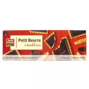 Petit Beurre Chocolat Noir X 12 150g - BELLE FRANCE