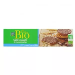 Sablés Nappée Chocolat Lait Le Réflexe Bio 200g - BELLE FRANCE
