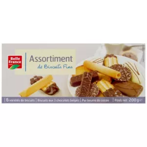 Assortiments Biscuit Fins 6 Variétés 200g - BELLE FRANCE