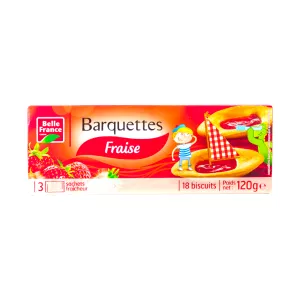 Barquettes Fraise 120g - BELLE FRANCE
