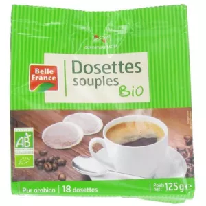 Dosette Pur Arabica X 18 Le Réflexe Bio 125g - BELLE FRANCE