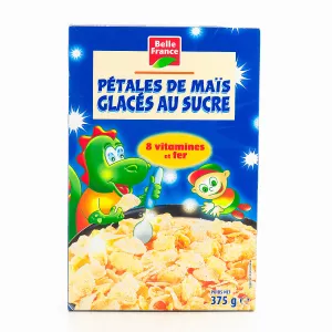 Céréales Pétales De Mais Glacés Au Sucre 375g - BELLE FRANCE