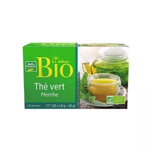 Thé Vert Menthe Bio - BELLE FRANCE