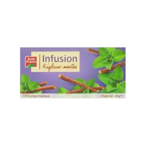 Infusion Menthe Réglisse X25 - BELLE FRANCE