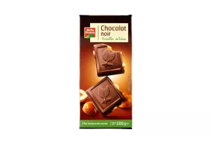 Chocolat Noir Noisettes Entieres 200g - BELLE FRANCE