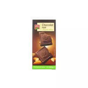 Chocolat Noir Amandes Entieres 200g - BELLE FRANCE