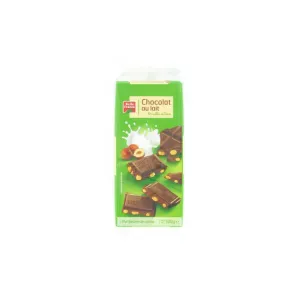 Chocolat Lait Noisettes Entieres 2x100g - BELLE FRANCE