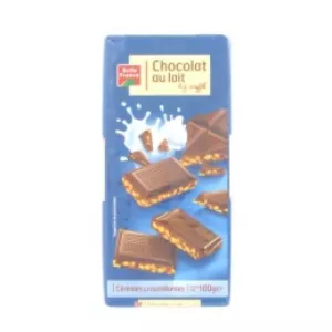 Рисовое суфле с молочным шоколадом 2x100г - BELLE FRANCE