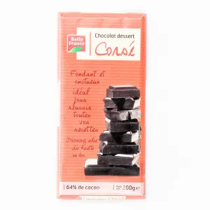 Chocolat Noir Dessert Corsé 200g - BELLE FRANCE