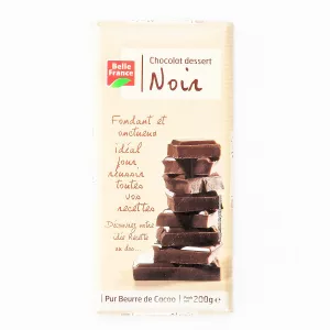 Chocolat Noir Dessert 200g - BELLE FRANCE